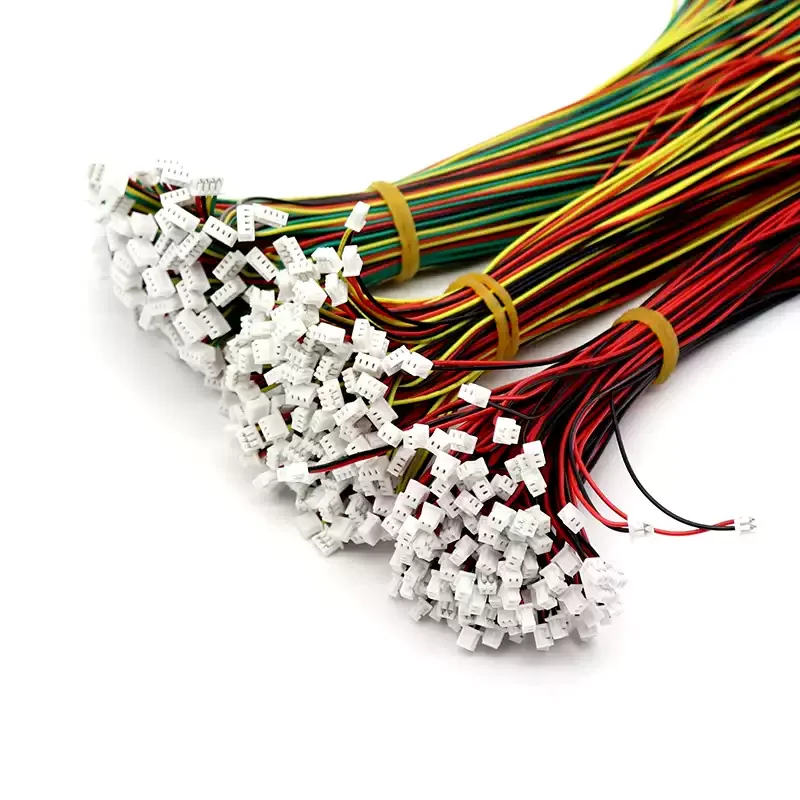 20PCS JST 1.25mm Single Head Female Plug Connector Wire 28AWG 2-10Pin Micro Cable 10/20cm