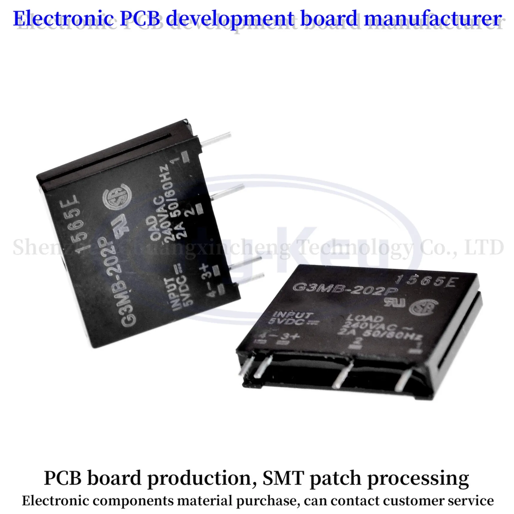 10PCS/LOT New original solid state relay G3MB-202P DC-AC PCB SSR In 5VDC,Out 240V AC 2A