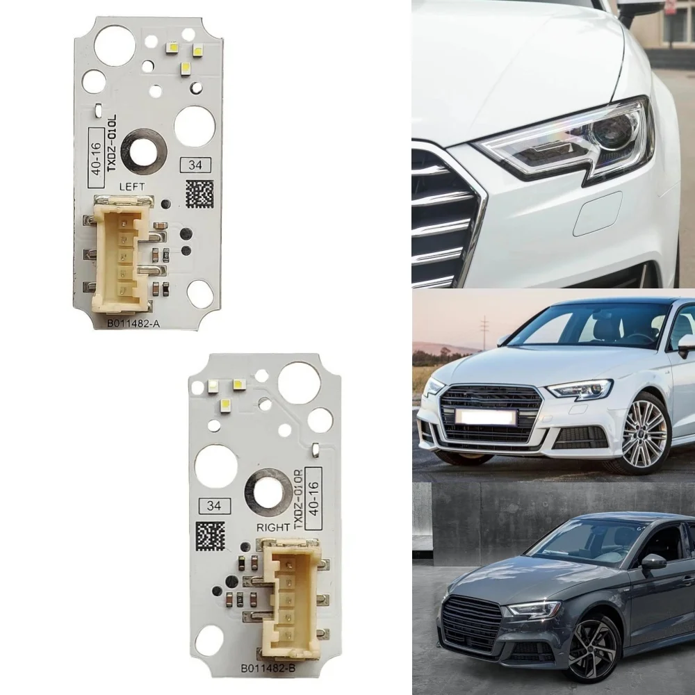 

Daytime Running Light Boards For Audi A3 S3 2017-2021 Xenon Headlight DRL Lightsource Board Car Accessories 8V0998474A 8V0998473