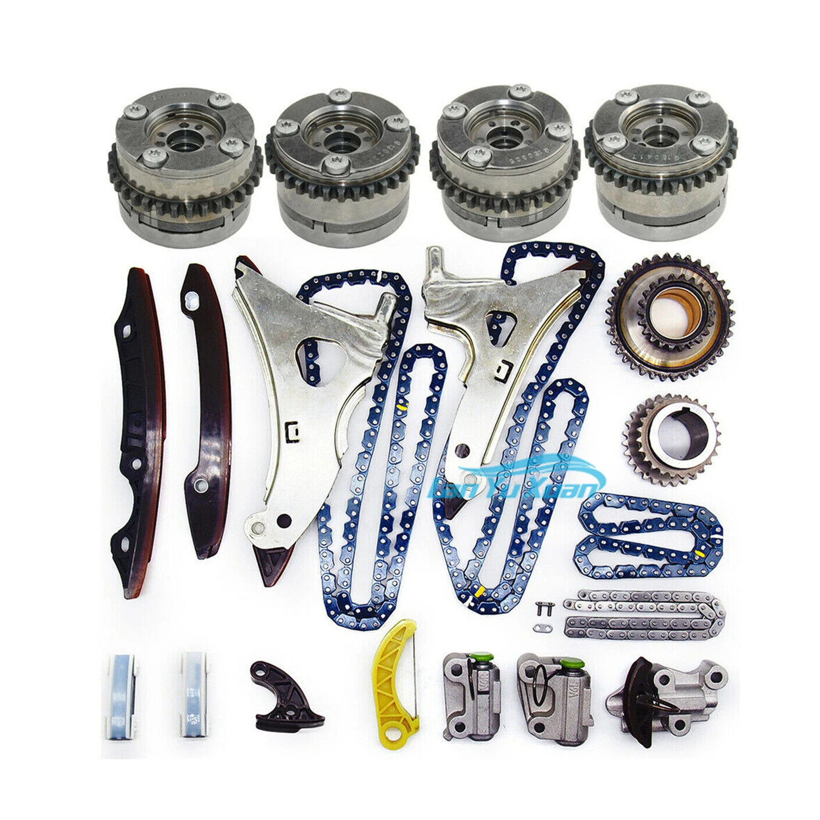 Engine Parts Timing Chain Kit accessories 4 x Camshaft Adjusters for Mercedes Benz M278 W212 CLS500 GLE500 GL550 S500 E550