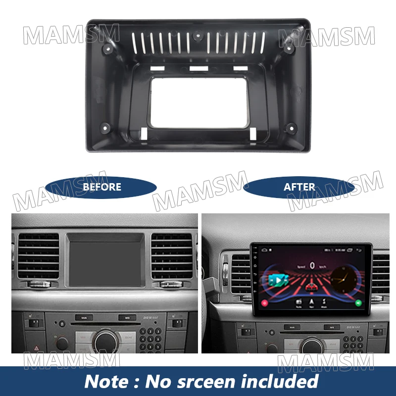 9 Inch 2 Din Radio Frame Adapter For Opel Vectra 3 2002-2009 Car Android Player Audio Panel Mount Installation Fascia Frame Kit