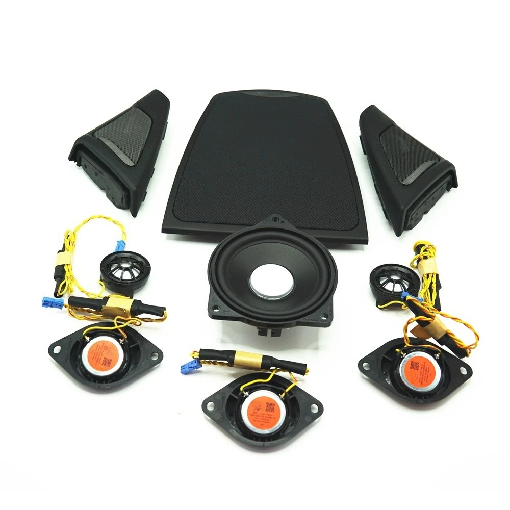 Multiple Combination For BMW F10 F11 5 Series Car Horn Auto Loudspeaker Cover Power Amplifier Tweeter Midrange Subwoofer Speaker