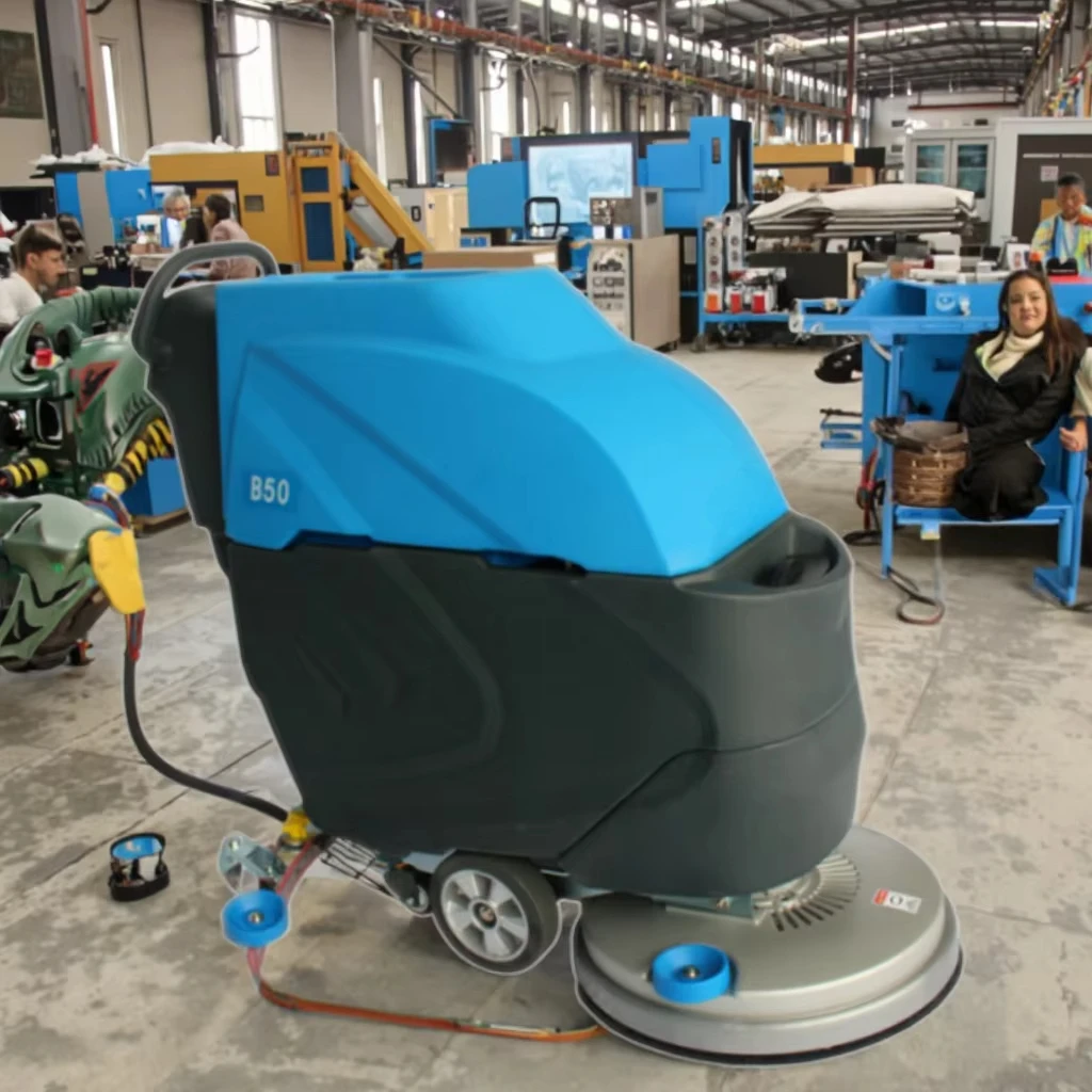 معدات غسيل الأرضيات B50 المهنية المدفوعة يدويًا معدات التنظيف المهنية #6