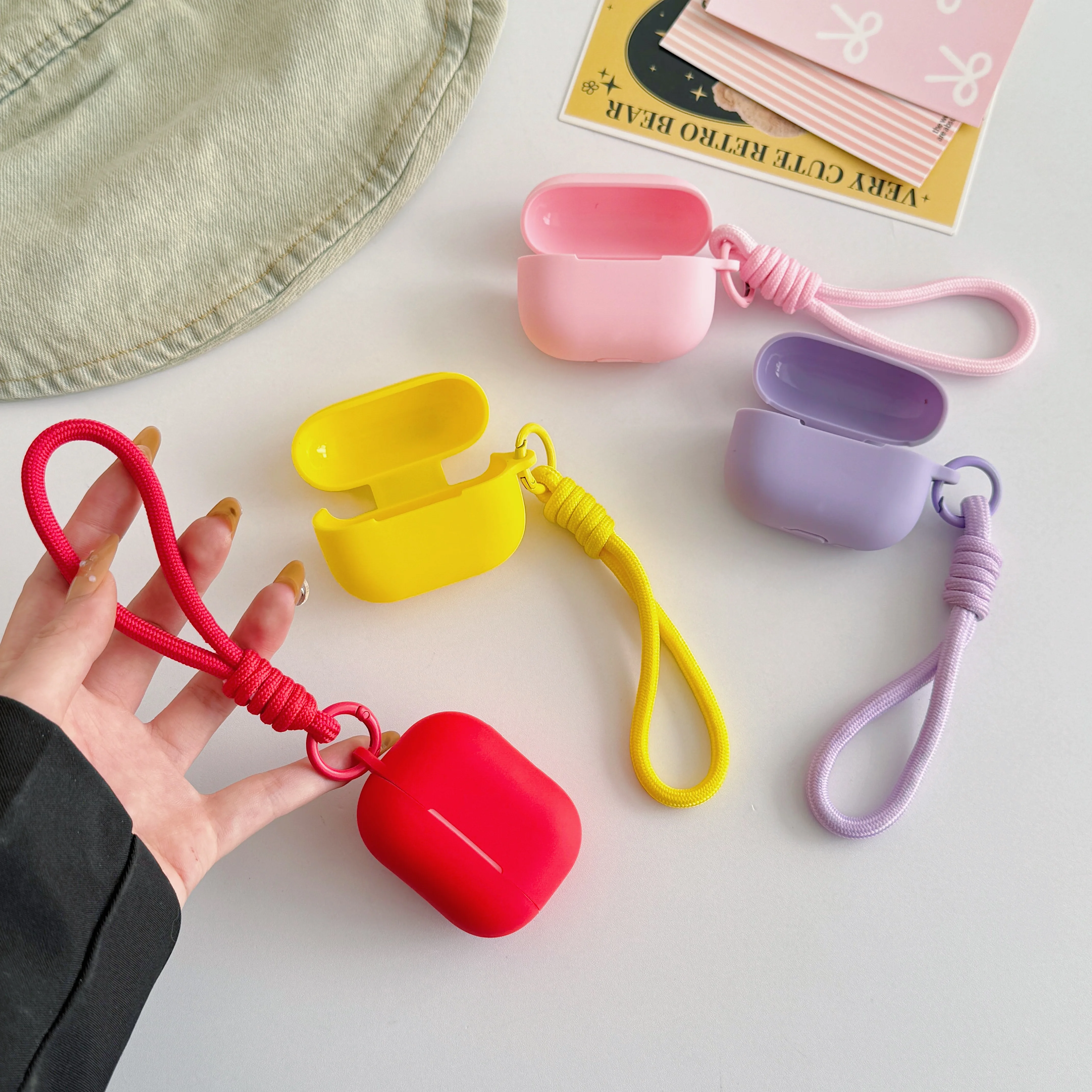 For HUAWEI FreeBuds SE 4 ANC Case Solid Color Liquid Silicone Shockproof Cover For Huawei FreeBuds SE2 SE3 With Hook
