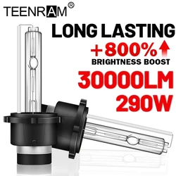 30000LM Super Bright D2S D2R HID Xenon Headlight Bulbs 290W 4300K 5000K 6000K 8000K 10000K 12000K Car Xenon Lights 12V 24V