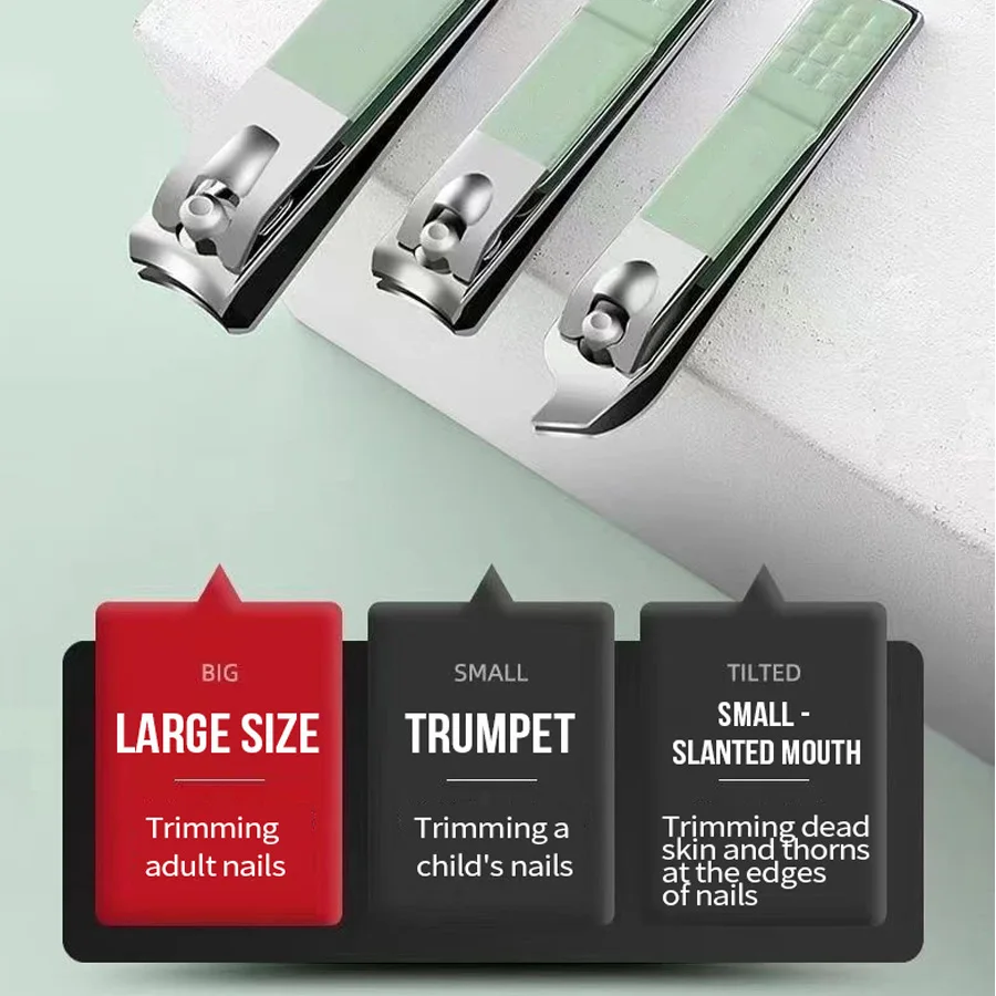 Multi-Function Nail Clippers Suit Set-Nail Tools-Nail Clippers Nail Clippers Pedicure Knife Scissors Suit-Dead Skin Scissors