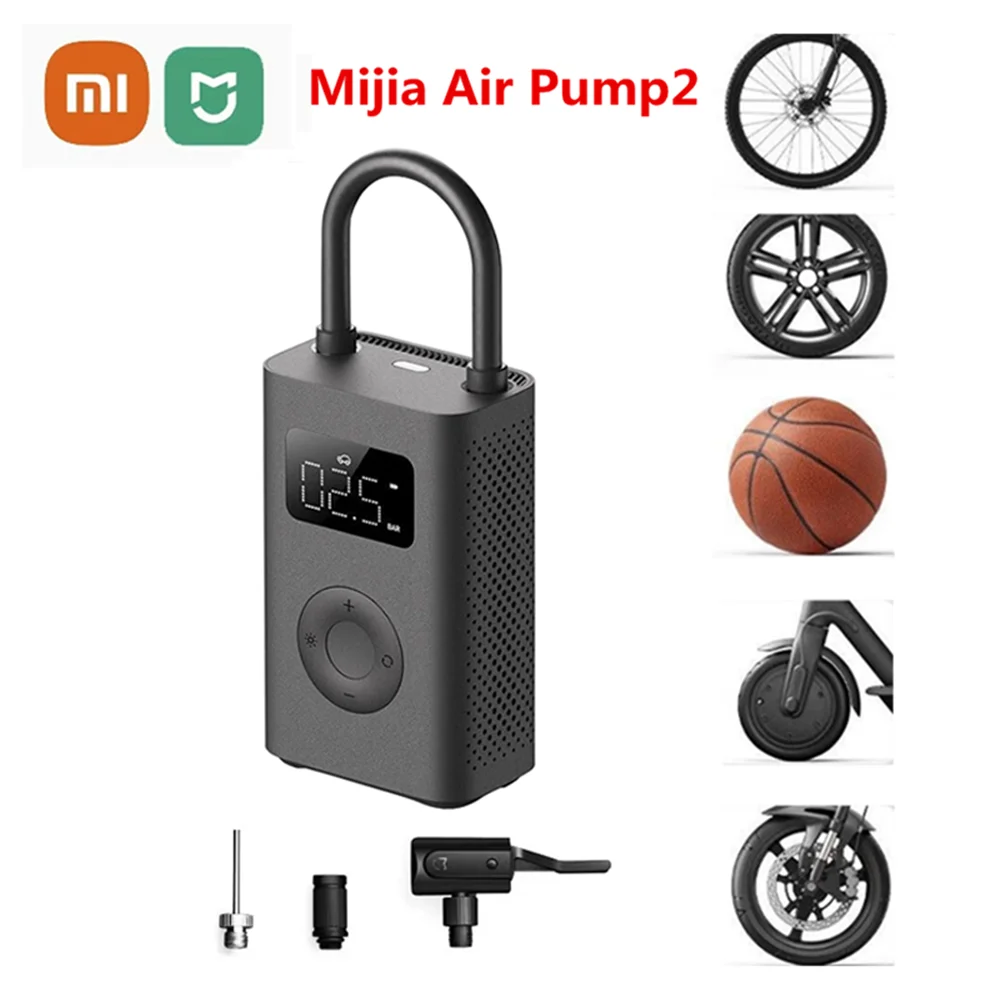 Xiaomi Mijia Air Pump 2 Portable Electric Air Compressor Inflatable Treasure 2 150psi Pressure Motorcycle Car ball bicycle