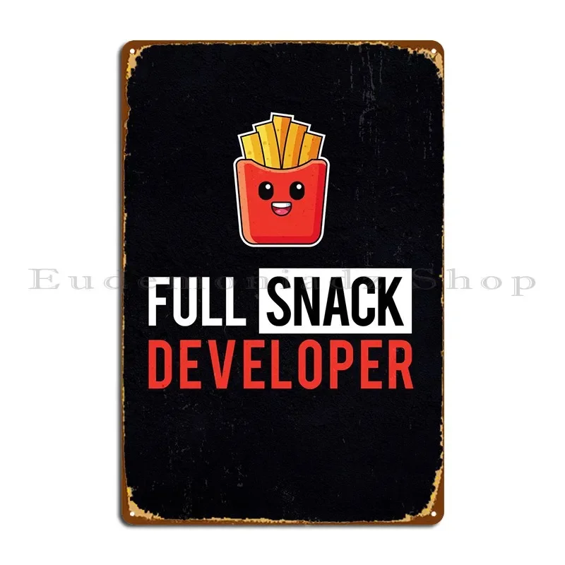 لوحة معدنية كاملة لمطور المكدس، ديكور جداري للنادي، قم بإنشاء ملصق لافتة سينما من القصدير #1