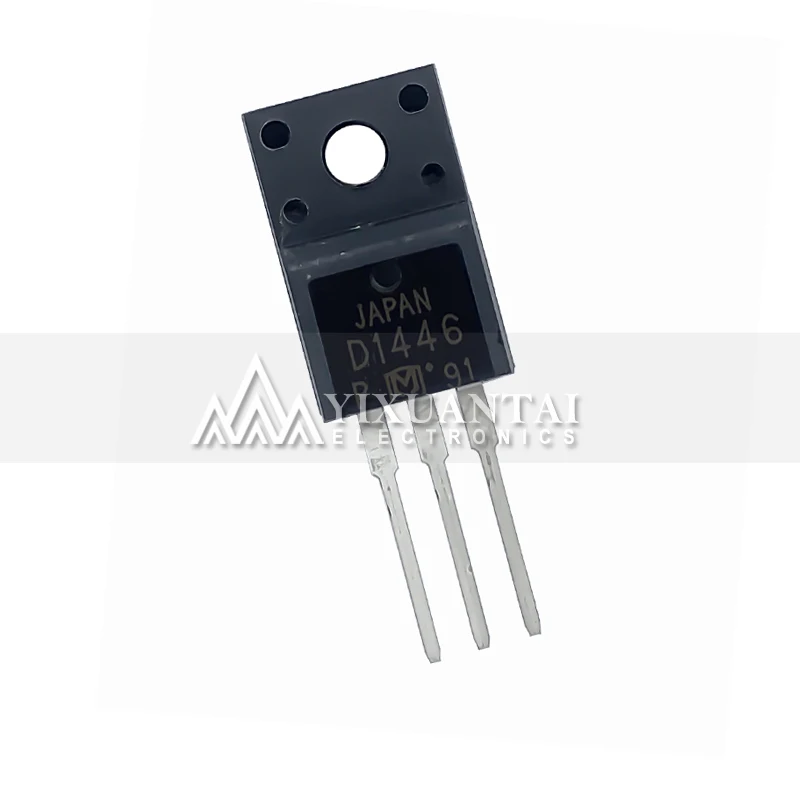 10pcs/lot   NEW origina  2SD1446  D1446 SD1446 TO220 Triode Transistor TO-220F