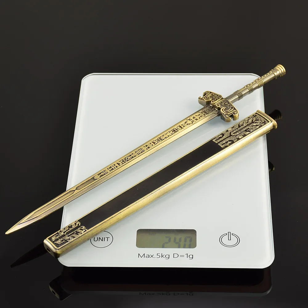 若者のための中国のアニメーション周辺機器,30cm,剣,金属製の手工芸品,装飾品,男の子のおもちゃ