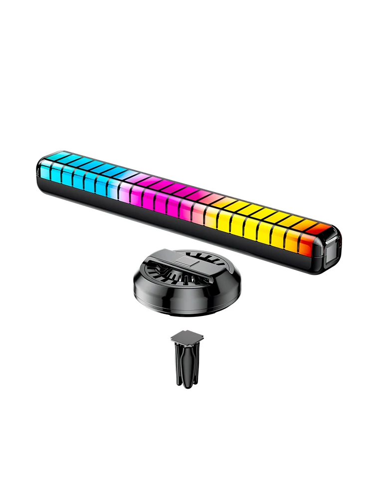 شريط إضاءة جو شاشة ثلاثية الأبعاد لتصدير السيارات، جو عطري، أوضاع متعددة قابلة للتعديل، ضوء لاقط إيقاع LED RGB