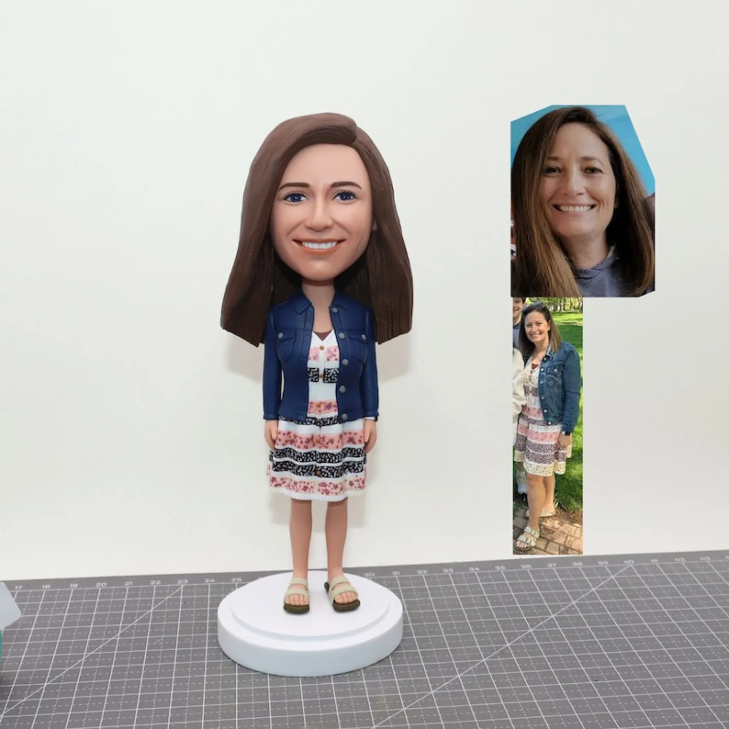 

Custom Mom Bobblehead Clay Figurine Personalized Anime Manga Figure From Drawings Video Game Character Handmade Gift Art