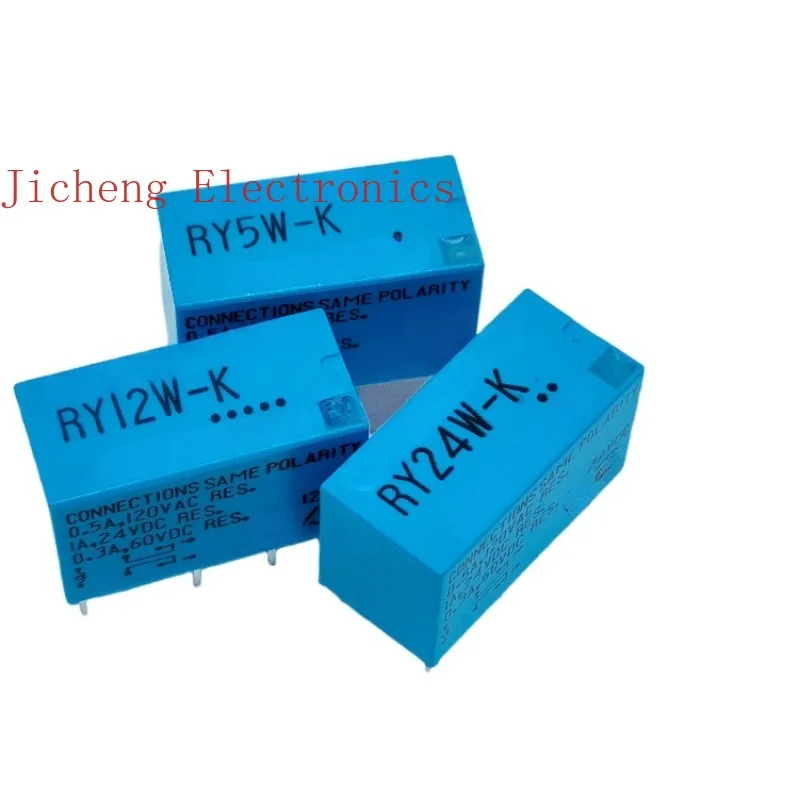 10PCS RY5W-K RY12W-K RY24W-K Two open and two closed signal relay New original