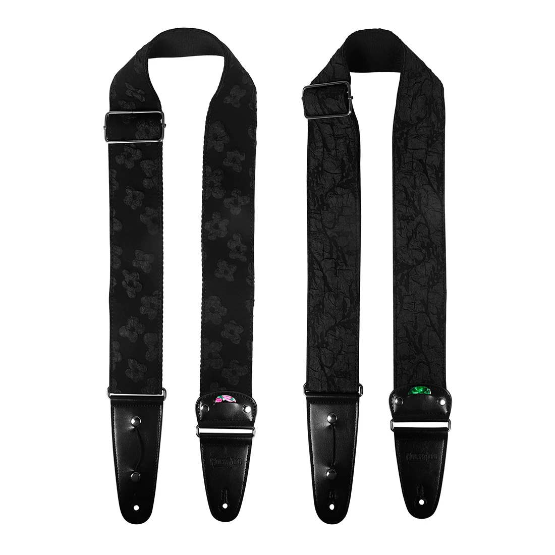 

New Adjustable Embossed Pleated Guitar Strap Cotton Guitar Bass Breathable Strap Suitable All Guitars