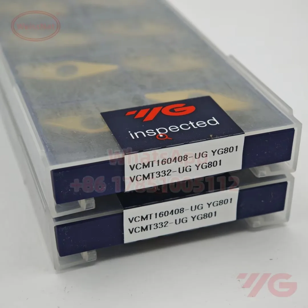YG-1 50pcs VCMT160408 VCMT160404-UG YG801 Carbide Insert VCMT Inserts - view 3