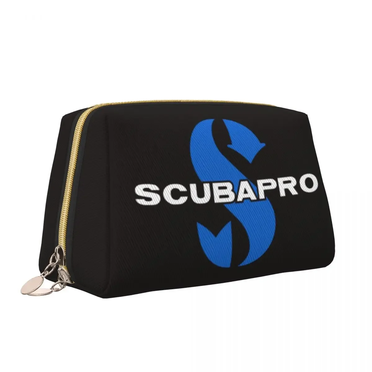 Travel Scubapros Diving Logo Toiletry Bag Portable Makeup Cosmetic Organizer for Women Beauty Storage Dopp Kit Box