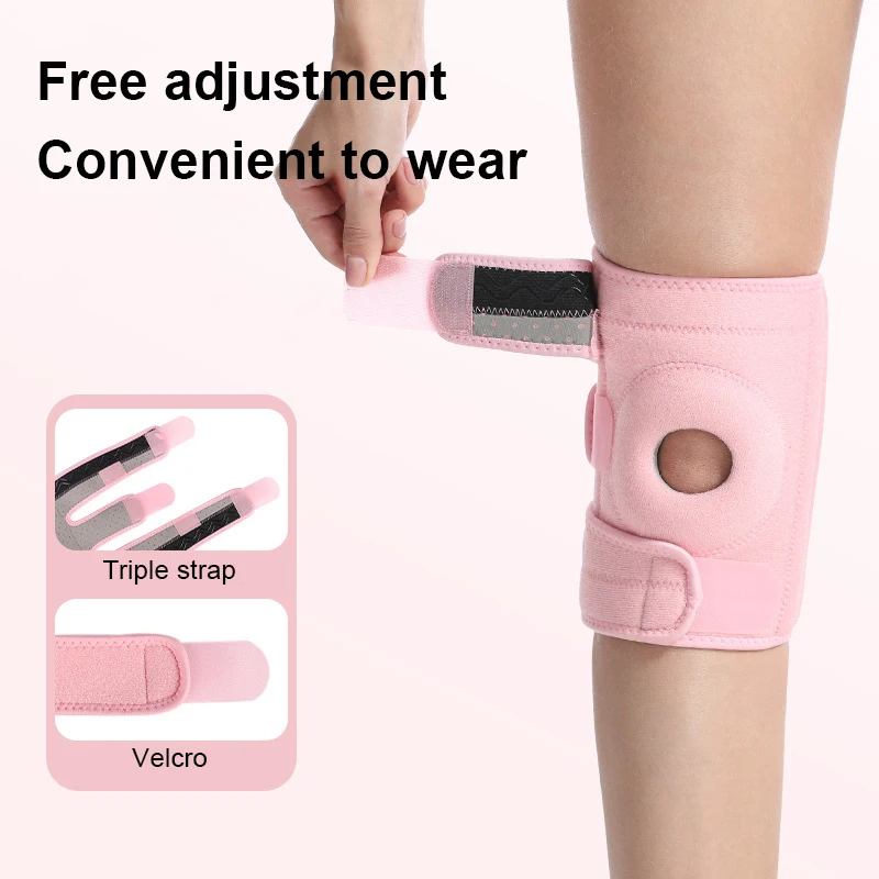 1PC Adjustable Knee Support Brace Women Patella Knee Pads Men Sports Kneepad Fitness Protector Joints Pain Relief