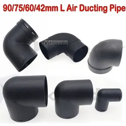 42/60/75/90mm Plastic L-Shaped Air Pipe Elbow Outlet Connector For Webasto Eberspaecher Diesel Parking Car Heater Accessories