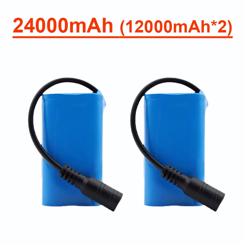 7.4V 18000mAh Rechargeable Lithium Battery Spare Parts Used For Remote Control GPS Fishing Bait Boat Fishing Tools D16 D19 D20