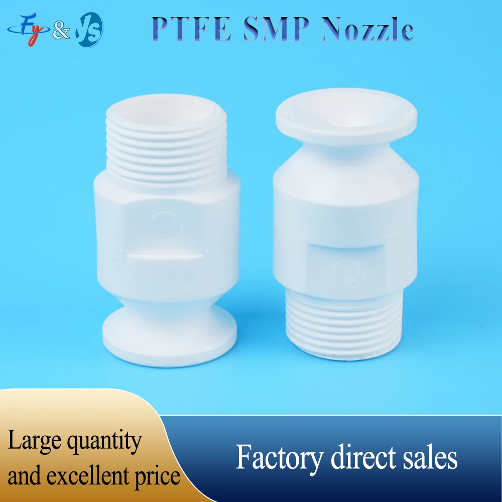 

PTFE Plastic SMP 3/4 Full Cone Nozzle Wide Angle High Flow Anti-corrosion Large Free Passage for Desulfurization Towers New