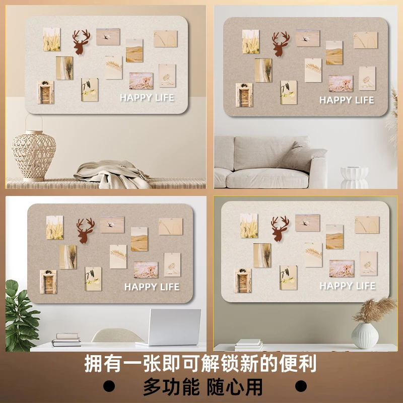 Photo l felt wall sticker felt  polaroid wall display board message board cork photo
