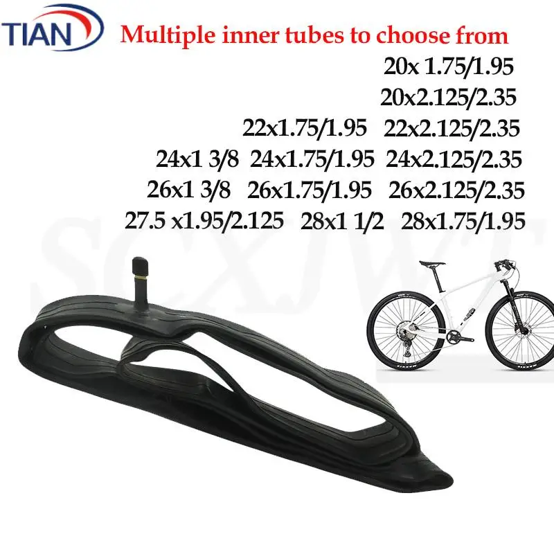 

Прочные внутренние камеры с 20/22/24/26/27,5/28 дюймов на выбор Велосипеды и горные велосипеды