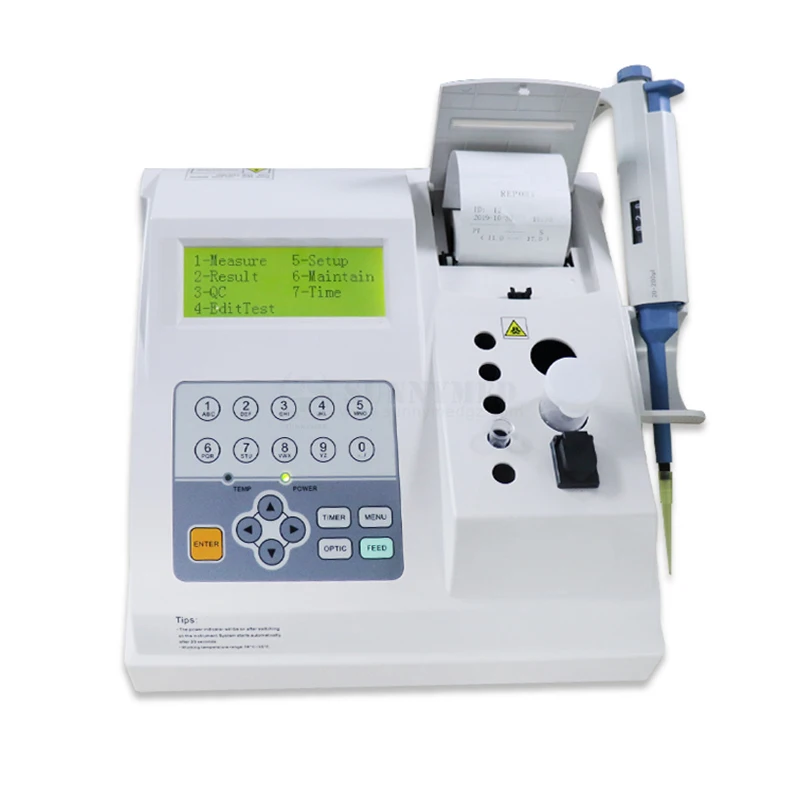 SY-B031 Automated single channel coagulometer portable blood coagulation analyzer for animal lab