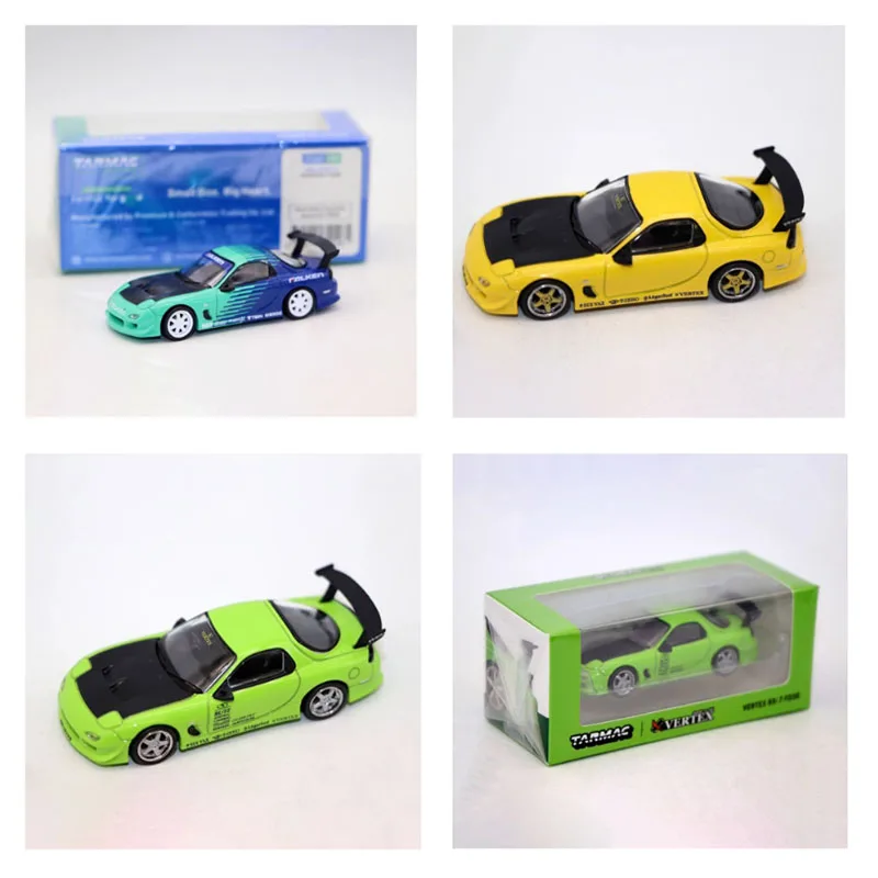 

TW 1/64 FALKEN RX 7 FD3S Alloy Simulation Car Model Static Collection Decorated Holiday Gifts Toys Souvenir Gift