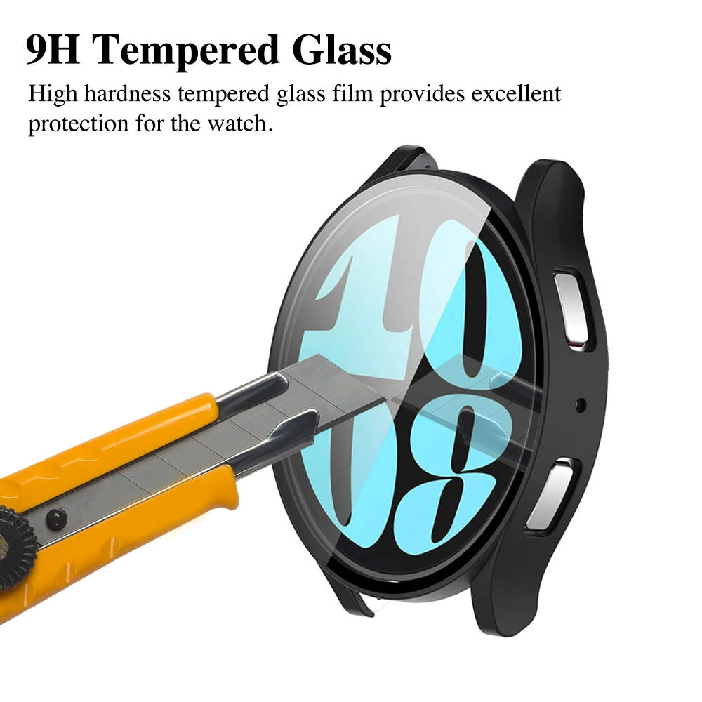 Cover per Samsung Galaxy Watch 6 40mm 44mm custodia protettiva antigraffio per paraurti per PC per accessori Samsung Watch6