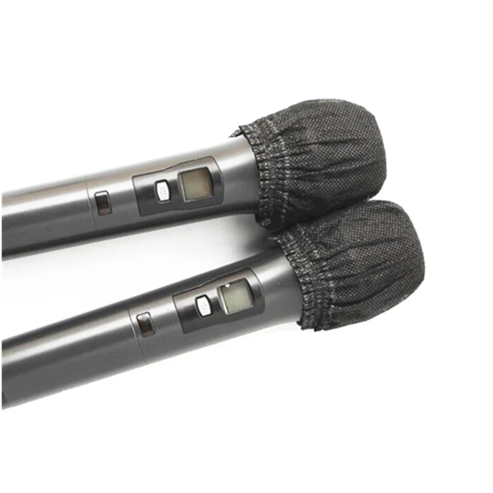 Fundas sanitarias pequeñas para auriculares, cubiertas desechables para auriculares, orejeras de 6-7cm, aptas para la mayoría de los auriculares pequeños, paquete de 100