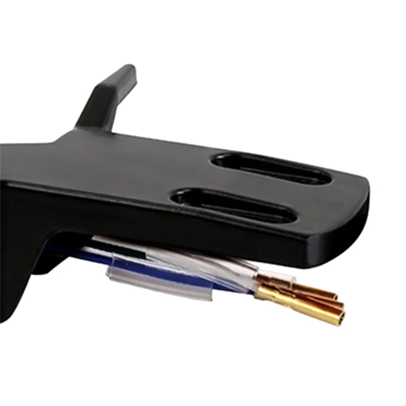 Vendite! Giradischi Headshell Lega di alluminio Headshell Record Giradischi Ago Sostituzione Phono Stilo Cartucce Rack Nero