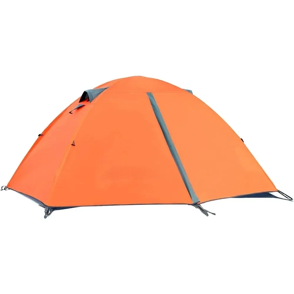 

2/4 Person Camping Tent Tent Waterproof Windproof Two Doors Easy Setup Double Layer Outdoor Tents for Family Camping