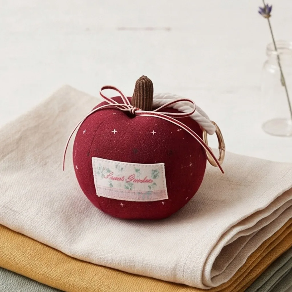 Plush Keychain Stuffed Cotton Fabric Keychain Stuffed Fruit Keychain Fruit-Shaped Scented Sachet Pendant For Wardrobe Daily