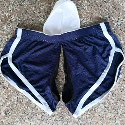 Summer Outdoor Invisible Zipper Open Crotch Sex Shorts  Men Home Loose Couples Sexual Bottoms