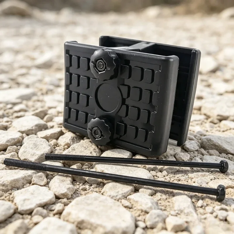 Hard Plastic Dual Fixing Base Anti Slip Grid Texture Full Bolt Kit Outdoor Hobby Model Modification Accessories