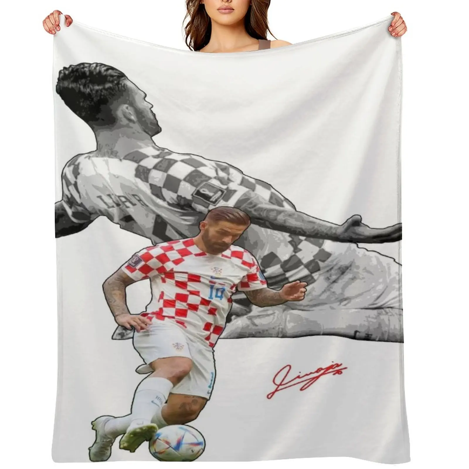 

Marko Livaja Hrvatska Throw Blanket christmas decoration Picnic Thins Decorative Sofa Blankets