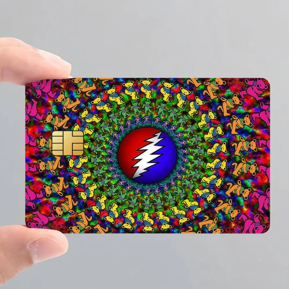 Band G-Grateful Dead Hot Sale Decor Exquisite Card Sticker for Debit Credit Bank Cards Skin Cover Gift Student
