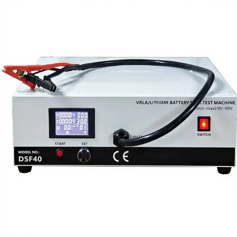 Battery Pack Voltage Current Tester 40A Discharge Capacity Measurement Tool for Lithium Ion Battery Maintenance 9V to 99V