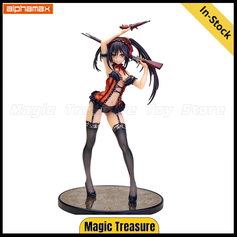 

【В наличии】Оригинальная фигурка Alphamax Date A Live II Kurumi Tokisaki масштаб 1/7, модель игрушки