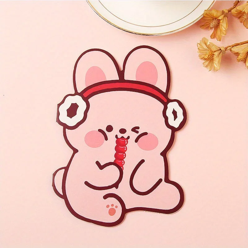 Special-shaped Animal Greeting Card Creative Cartoon Handwritten Card Paper Birthday Invitation Card Cute Blessing Postcard