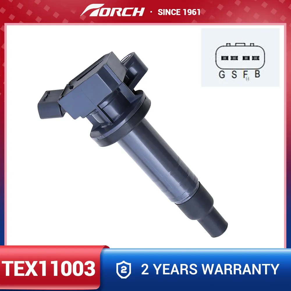 

Ignition Coil TEX11003 Replace for TOYOTA 94859441 9008019015 9008019019 9091902239 90919T2002 PEUGEOT 597088 CITROËN 597088
