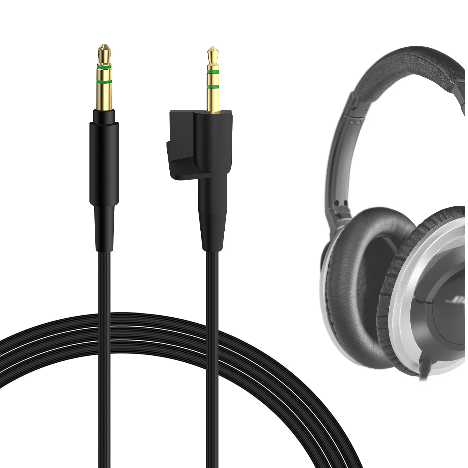 Kabel Audio Geekria kompatybilny z Bose AE2, AE2i, kabel AE2w, przewód Stereo zamienny 2.5mm Aux (4 ft