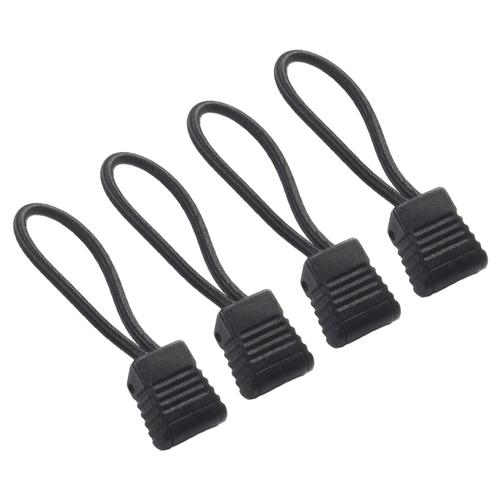 4 Pieces Scuba Diving Hose Retainer Rope Water Sports Goods Clip Retainer Holder Elastic Bungee Rope Tap Swimming Accessories