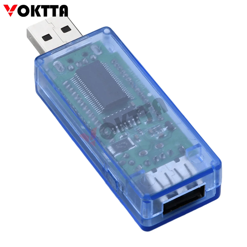 VOKTTA DC 4-20V USB Voltage Ammeter Power Meter Power Meter Power Mobile Power Supply Battery Capacity Tester Flame Retardant