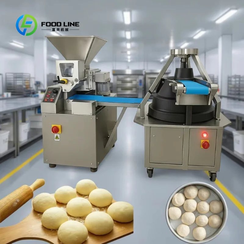 High Hygiene Multifunctional Dough Divider Rounder Custom Stainless Steel Dough Ball Making Equipment for Commercial Use