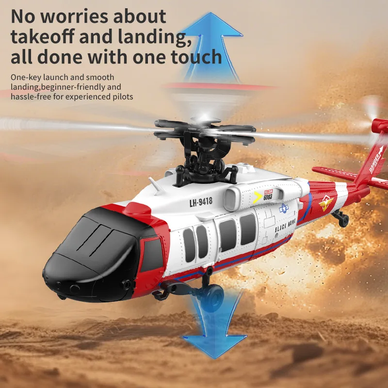 

In Stock Jjrc'S New Six Channel Simulation Brushless Drone Optical Flow Positioning, One Click Reverse Flight Helicopter Model