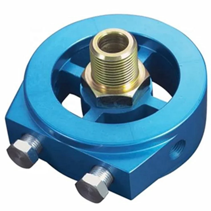 

2025 Custom Cnc Machining Adjustable Aluminum Senor Pressure Temp Adapter Cooler Filter Oil Sandwich Plate
