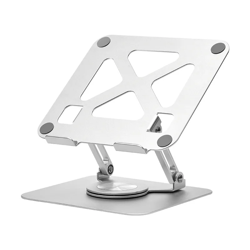 Laptop Stand 360° Rotatable Notebook Holder Liftable Desk Riser Stand Portable Metal Stand Compatible With 9.7-17.3 Inch Laptops