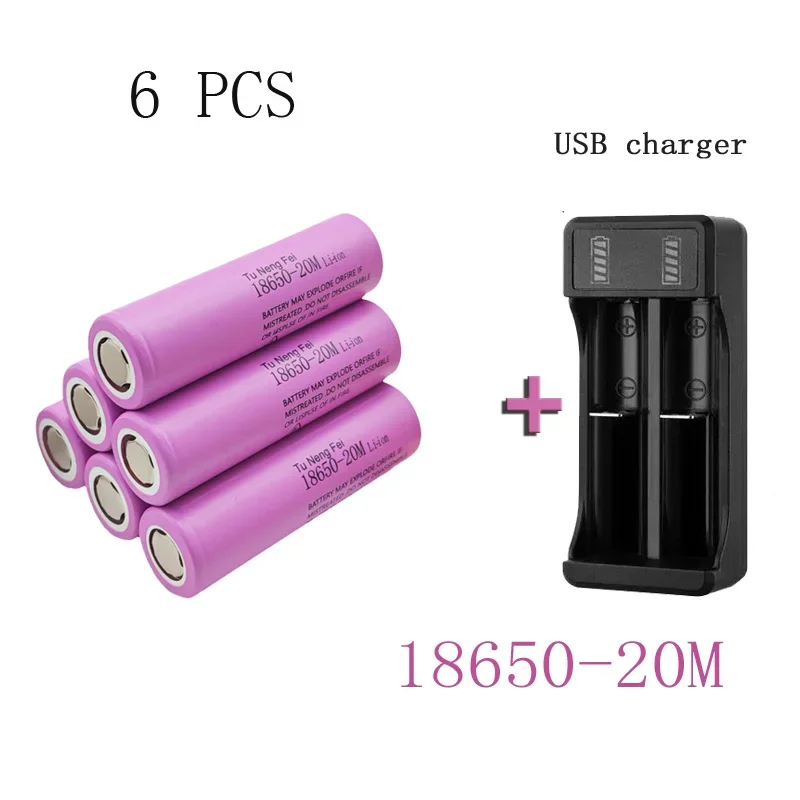 2000mAh 18650 Lithium Rechargeable Battery 3.7V New Original for GTL Evrefire Flashlight