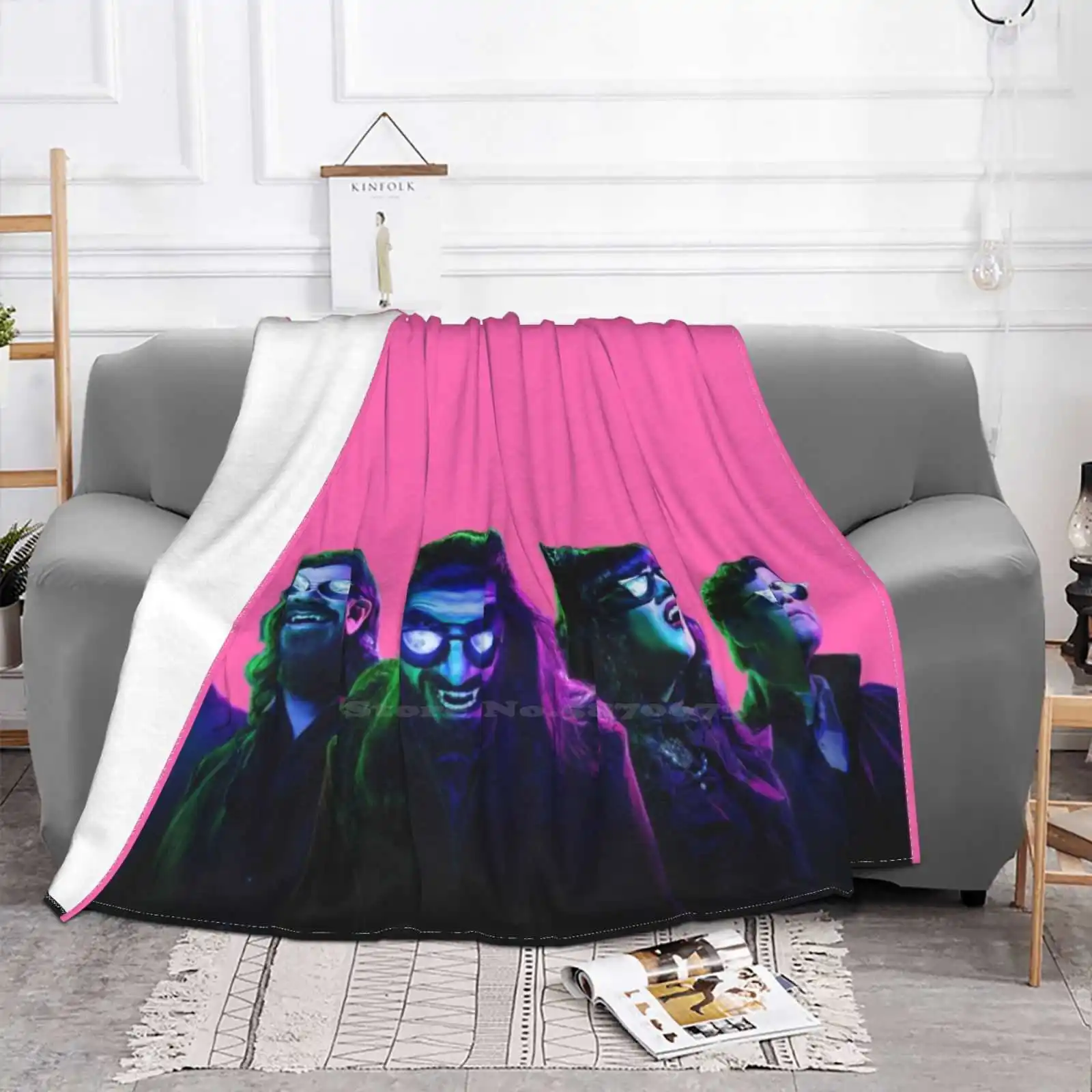 Vampire Gang-Wwdits Trend Style Funny Fashion Soft Throw Blanket Nandor The Relentless Laszlo Cravensworth What We Do In The